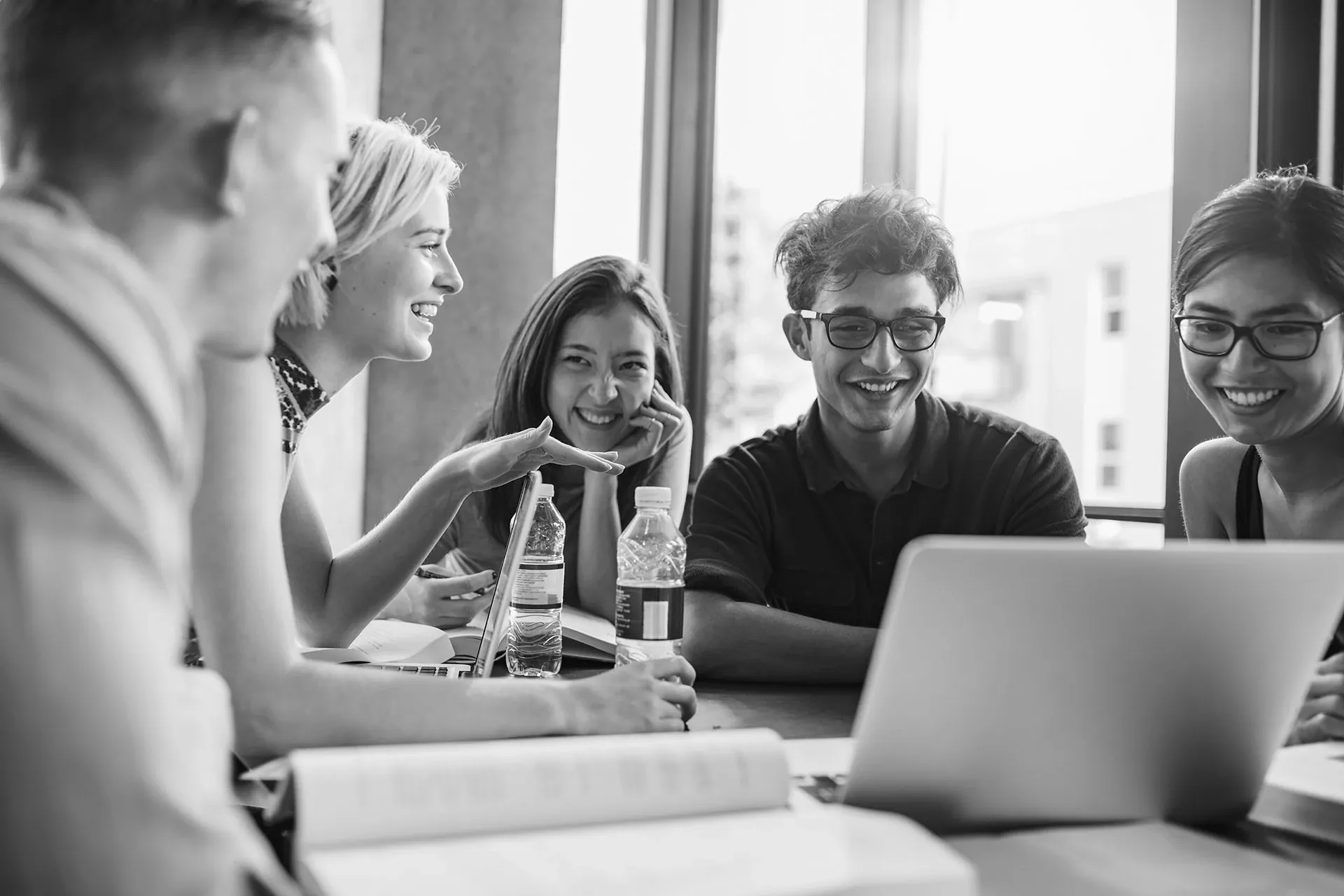 Topshelf team collaborating